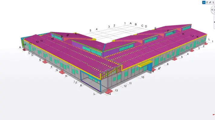 Image from Leikskoli gallery. Timber Structure building.